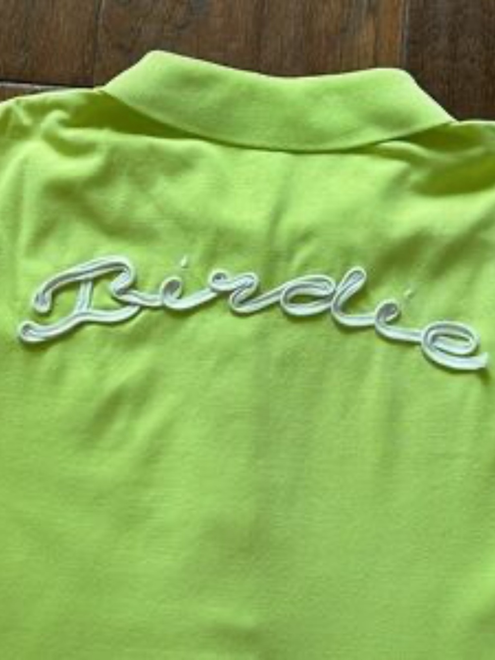 BIRDIES Golf Polo by GIRLS GOLF Birdie Golf embroidery LIME GREEN